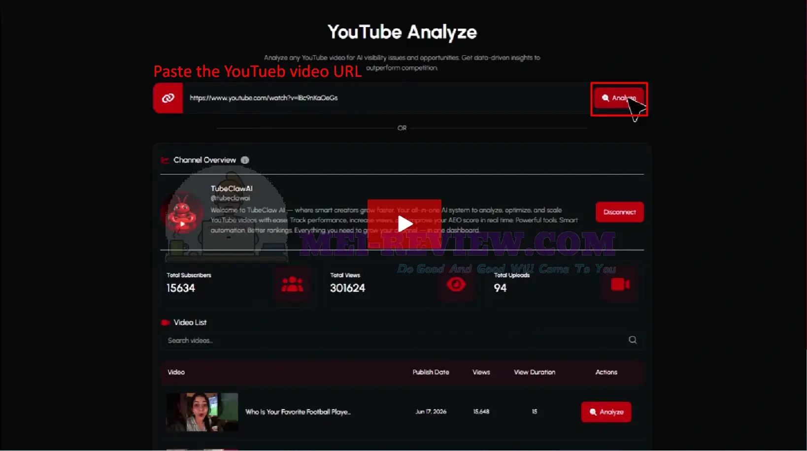 Tube-Claw-AI-Demo-21-URL