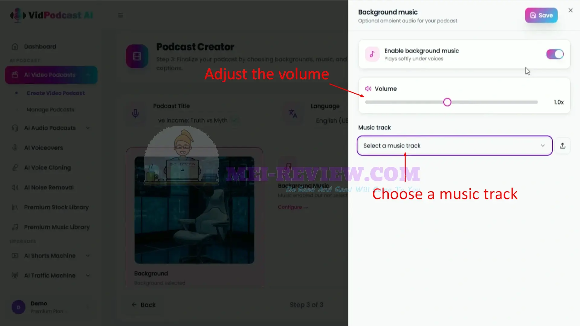 VidPodcast-AI-Demo-12-music