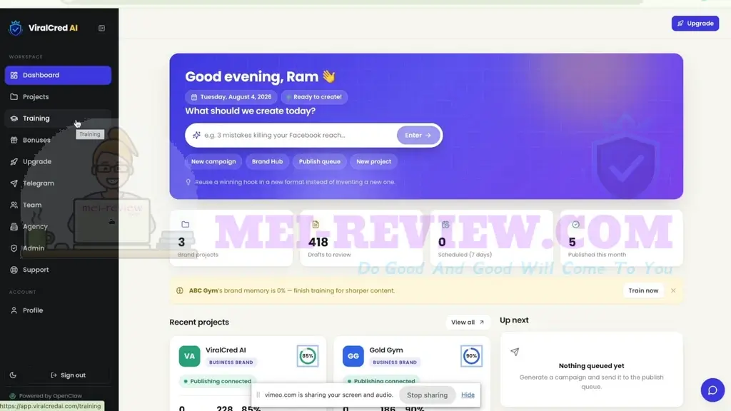 ViralCred-AI-Demo-1-dashboard