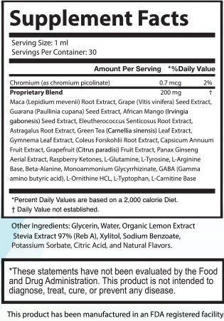 Whispeara supplement fact