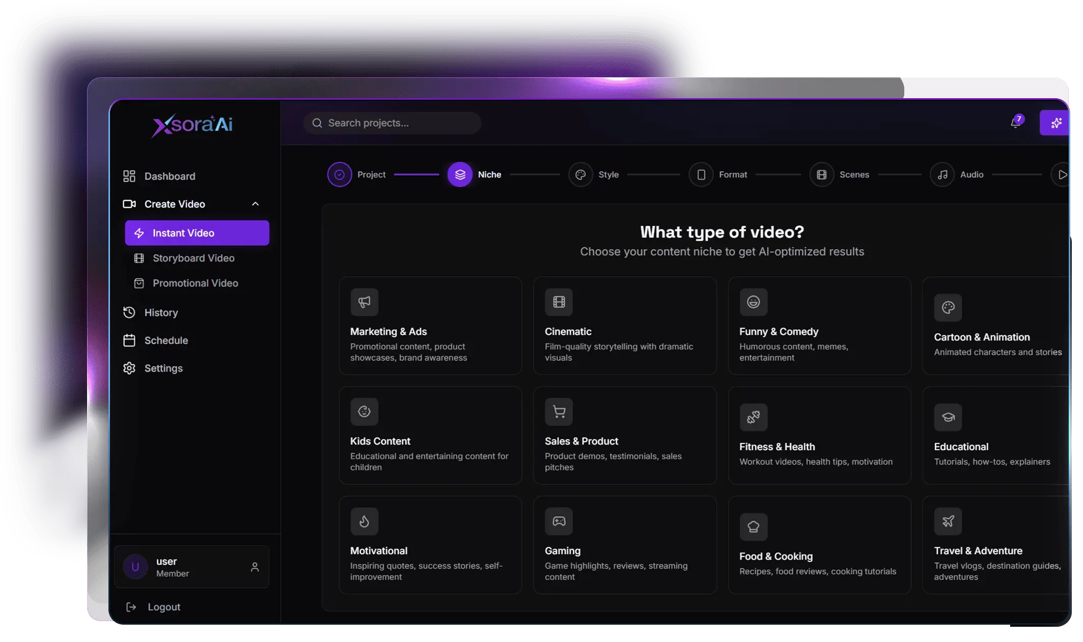 XSora-AI-Feature-3-Niches