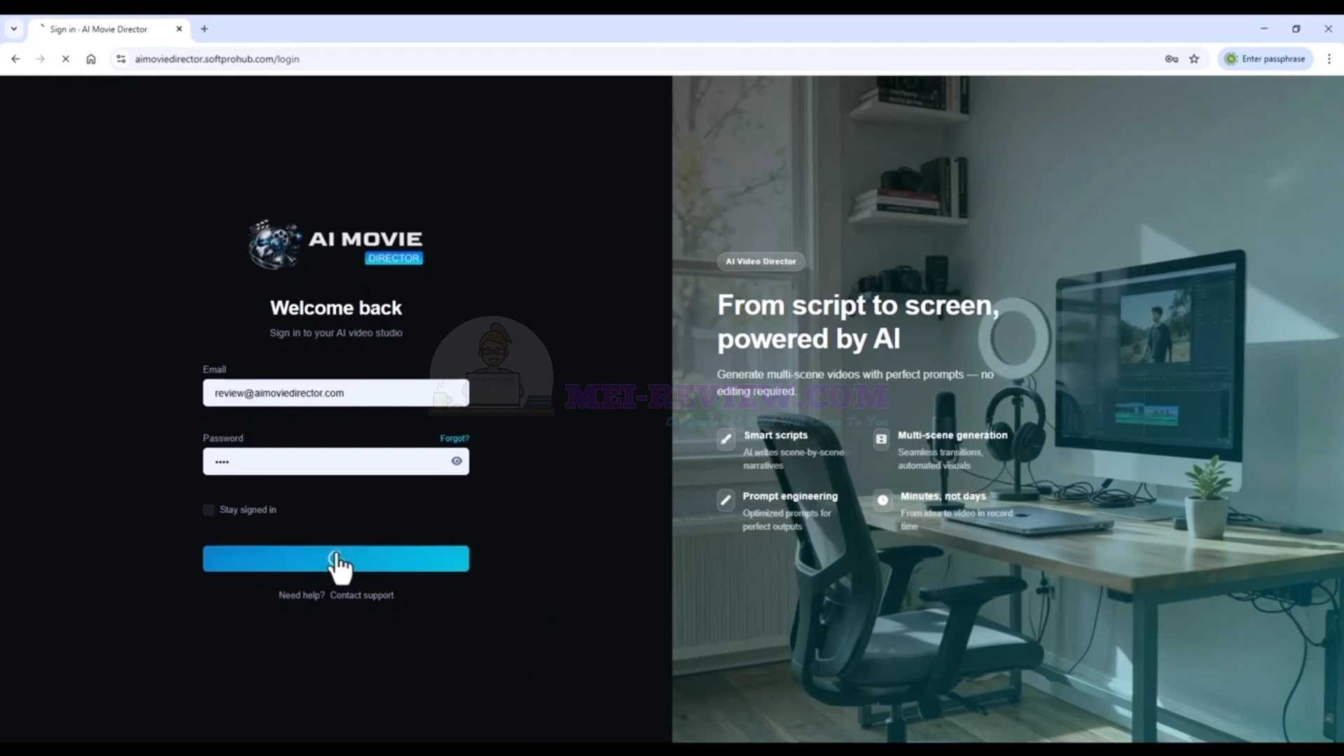 AI-Movie-Director-Demo-1-login