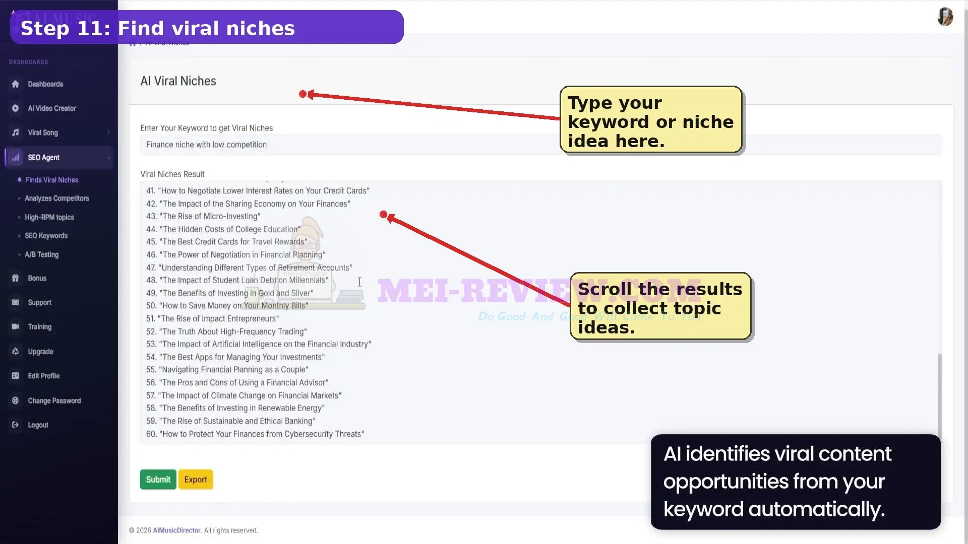 AI-Music-Director-demo-11-niches