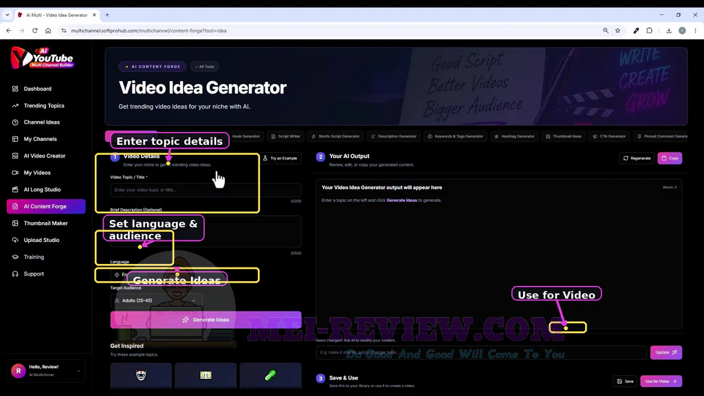 AI-YouTube-Multi-Channel-Builder-demo-12-Content