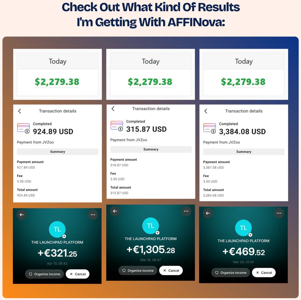 Affinova-income