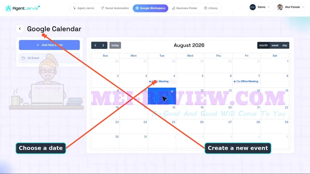 Agent-Jarvis-AI-demo-12-events