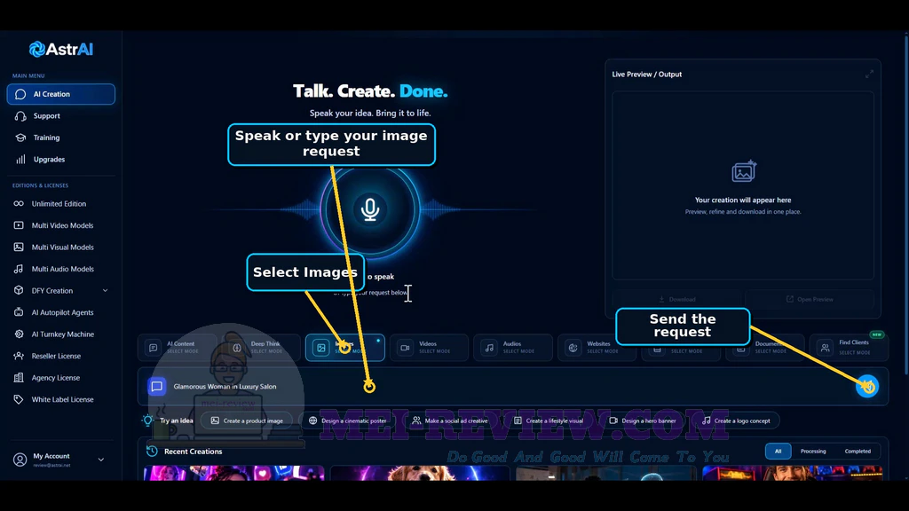 AstrAI-demo-3-Create