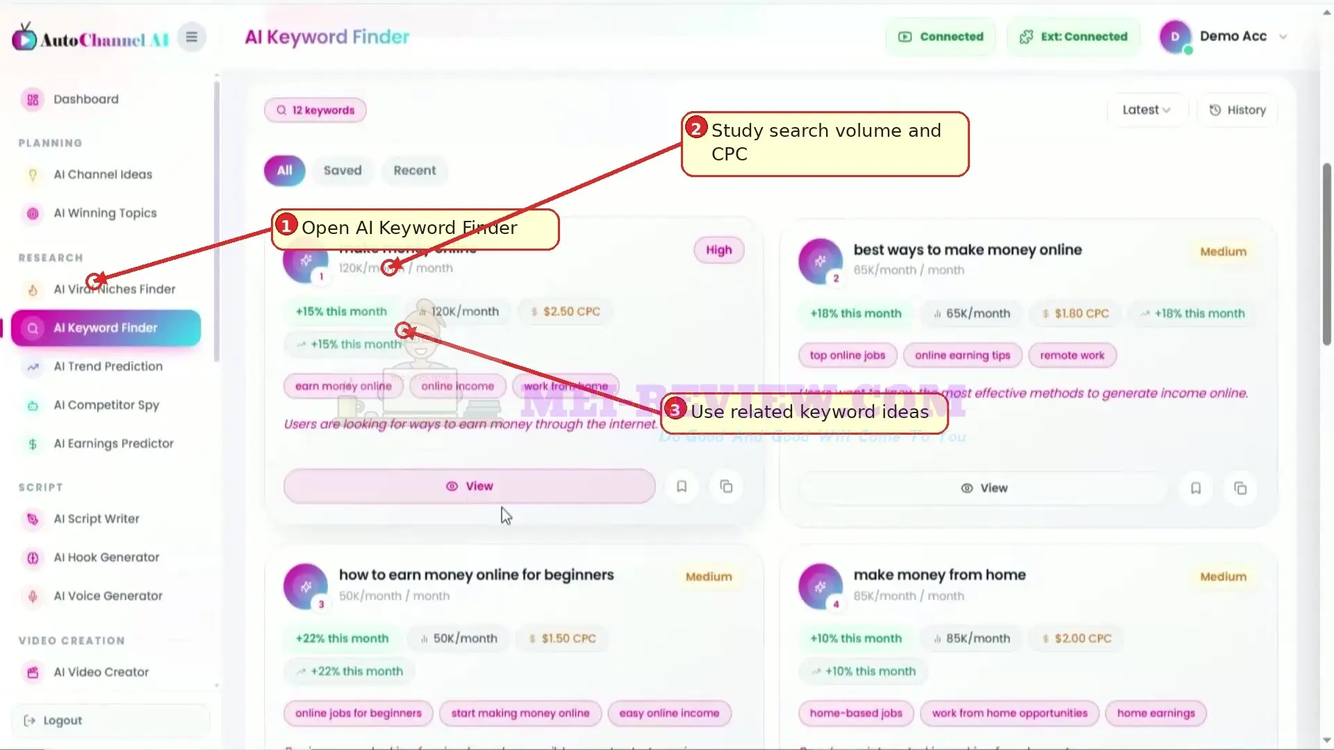 AutoChannel-AI-Demo-5-keywords