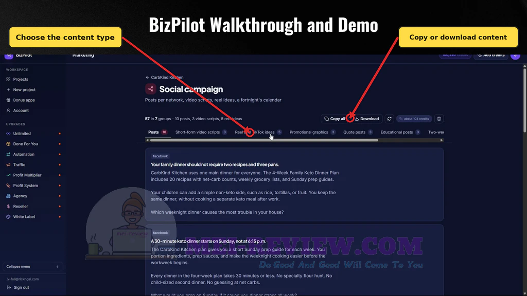 BizPilot-demo-13-Social