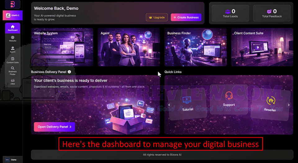 Bizora-Demo-6-dashboard