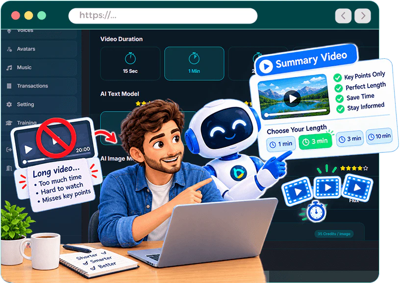 Blog2Vid-feature-16-Summaries