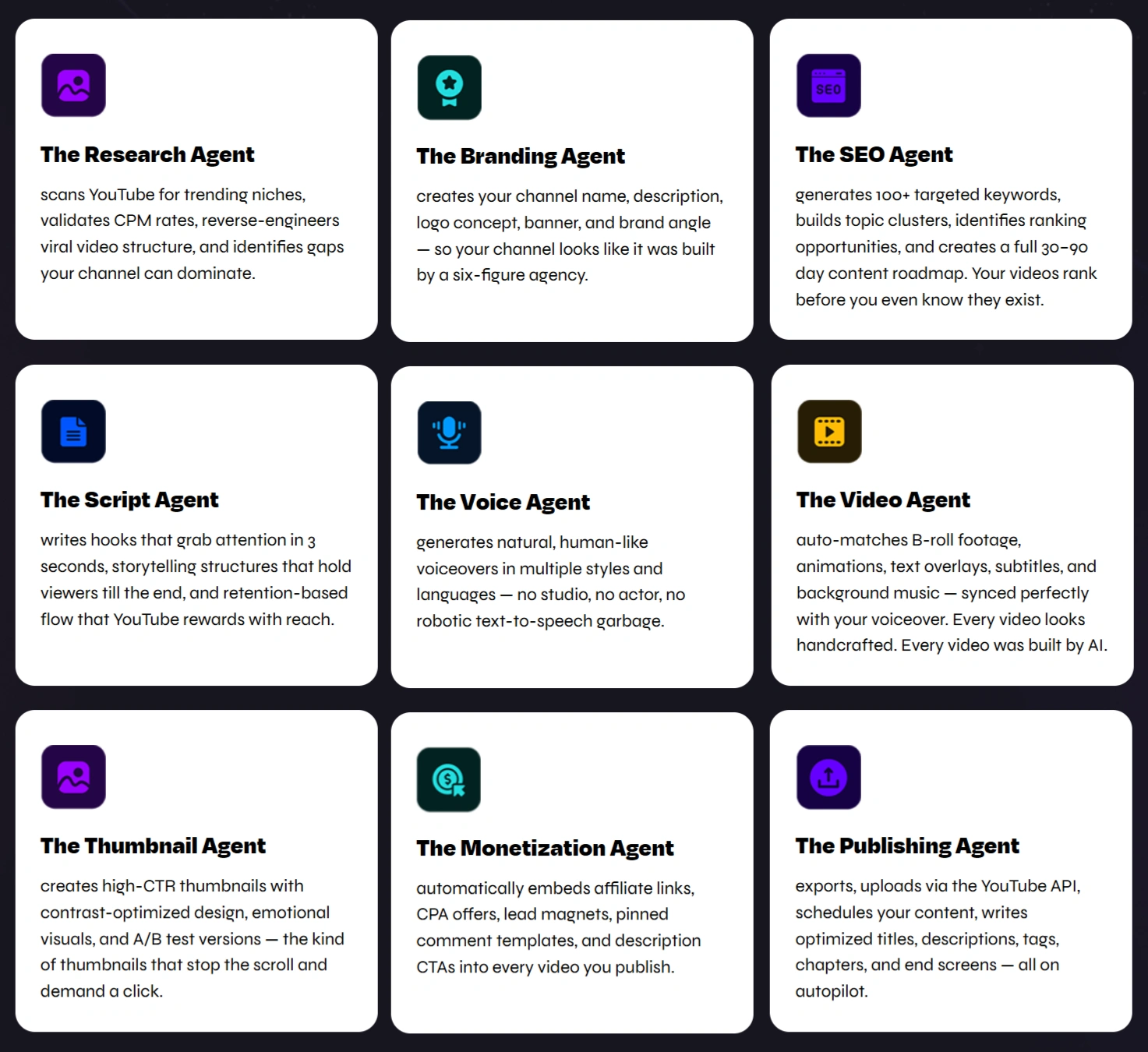 ChannelAgent-Features