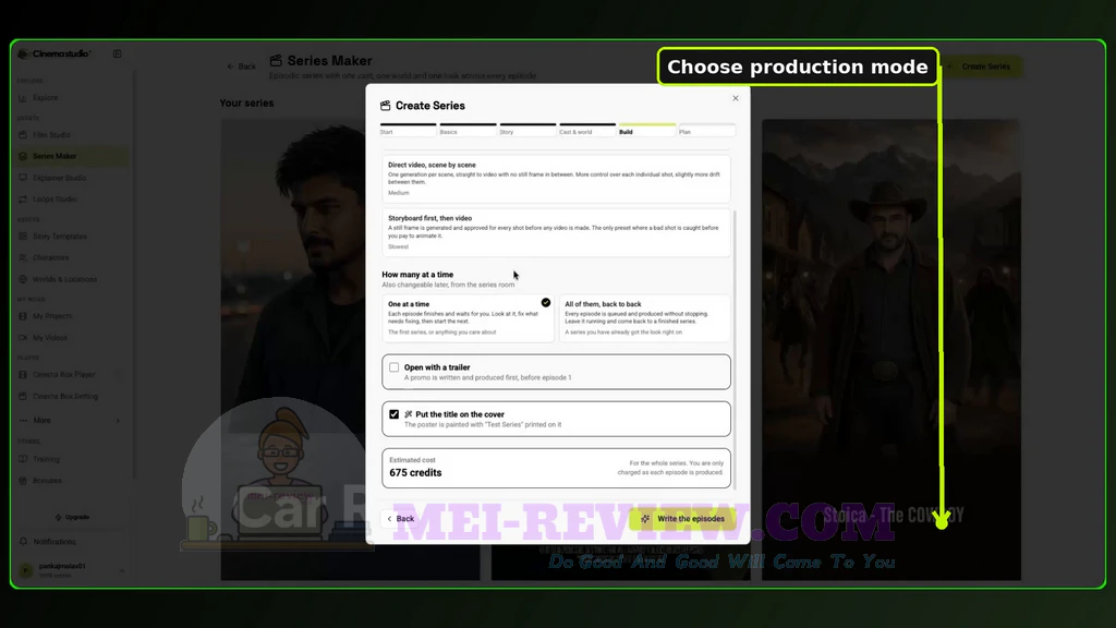 CinemaStudioAI-demo-14-Episodes