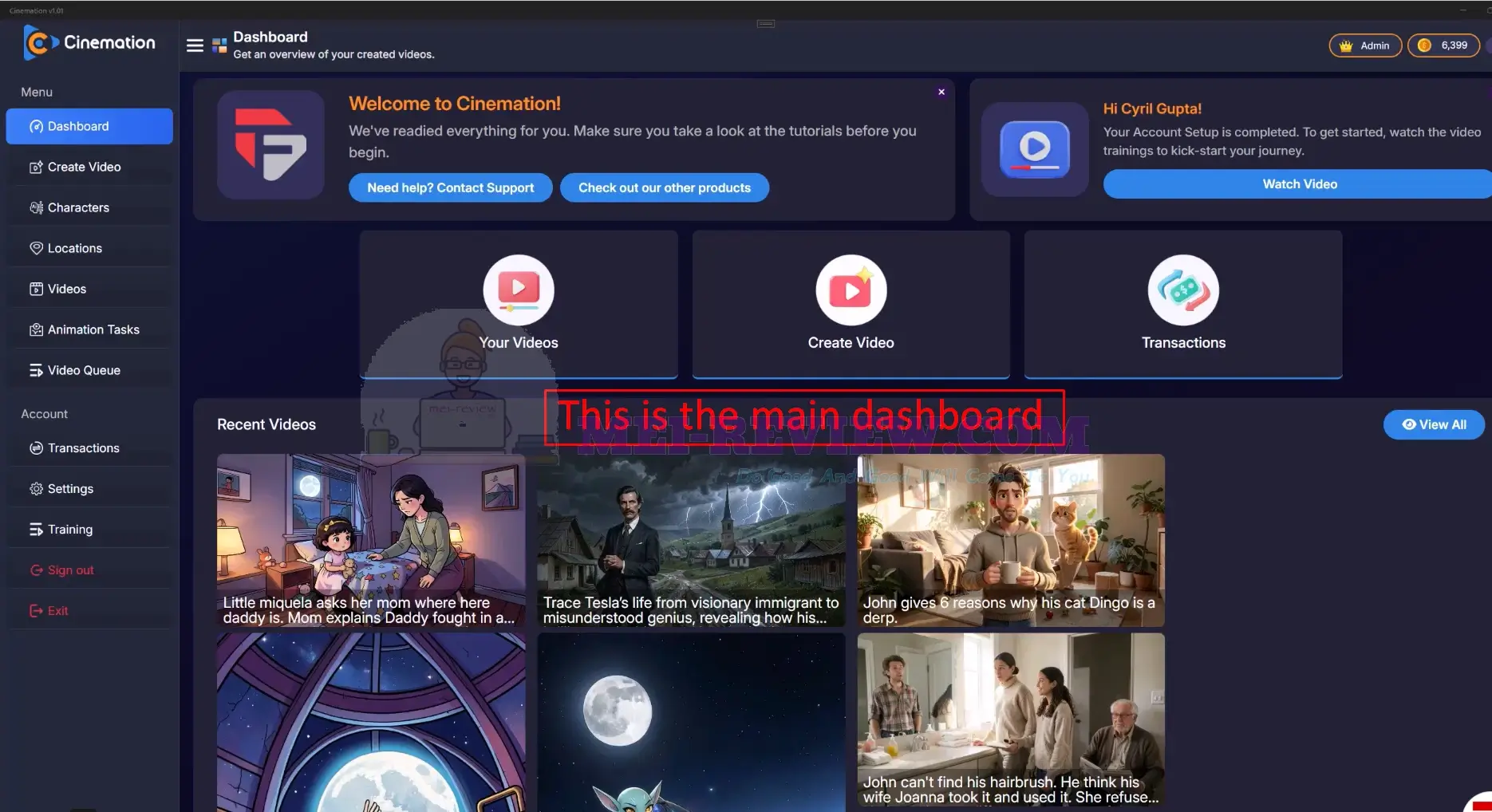 Cinemation-Demo-1-dashboard
