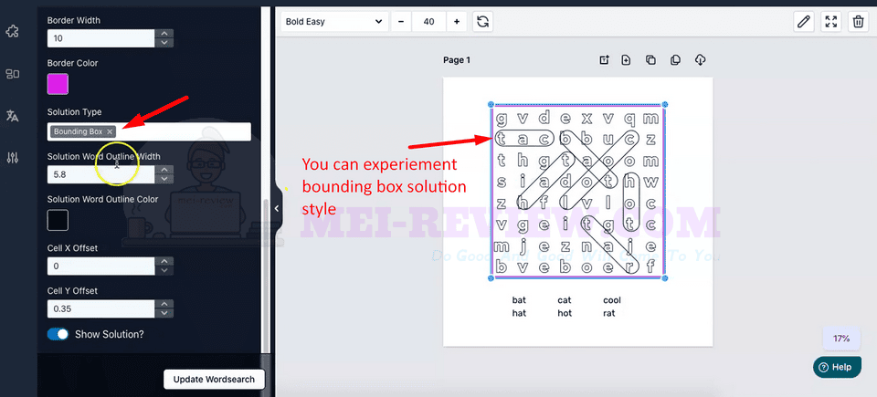 Coloring-Wordsearch-Puzzles-Generator-Demo-8-solution-styles