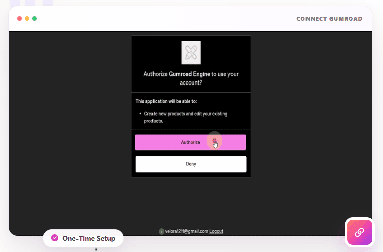 Gumroad-Engine-Step-1-Connect