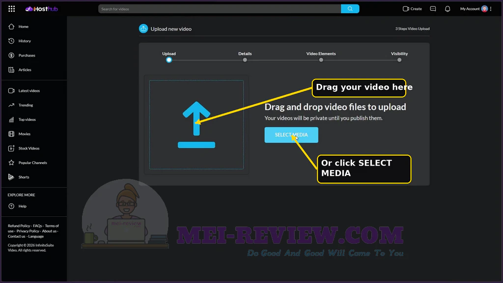 HostHub-demo-10-Upload
