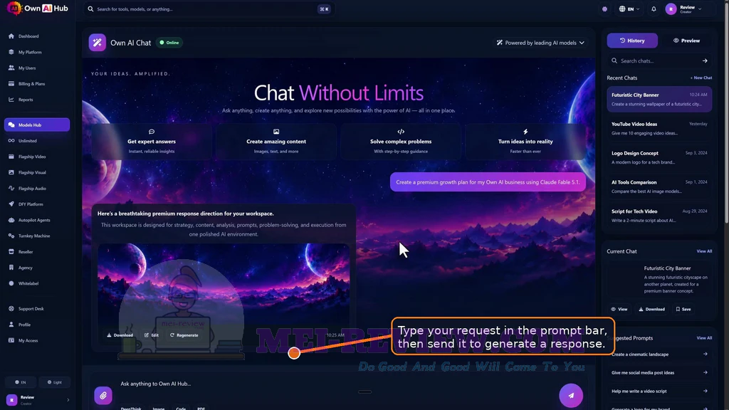 Own-AI-Hub-demo-11-Chat