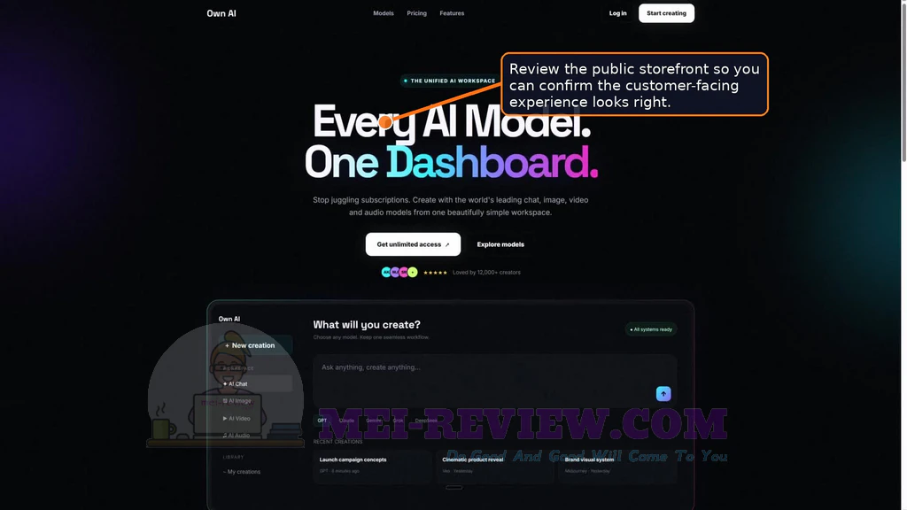 Own-AI-Hub-demo-6-Check