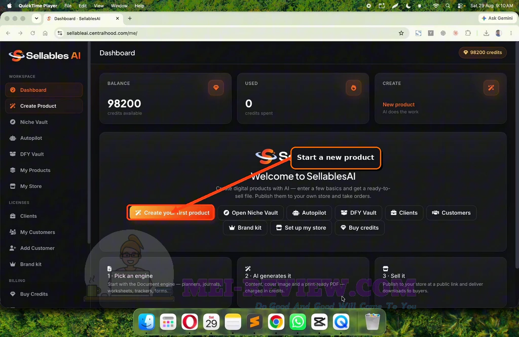 Sellables-AI-demo-2-strart