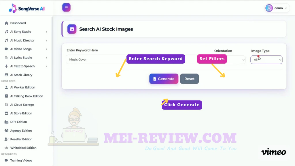 SongVerse-AI-demo-19-Search