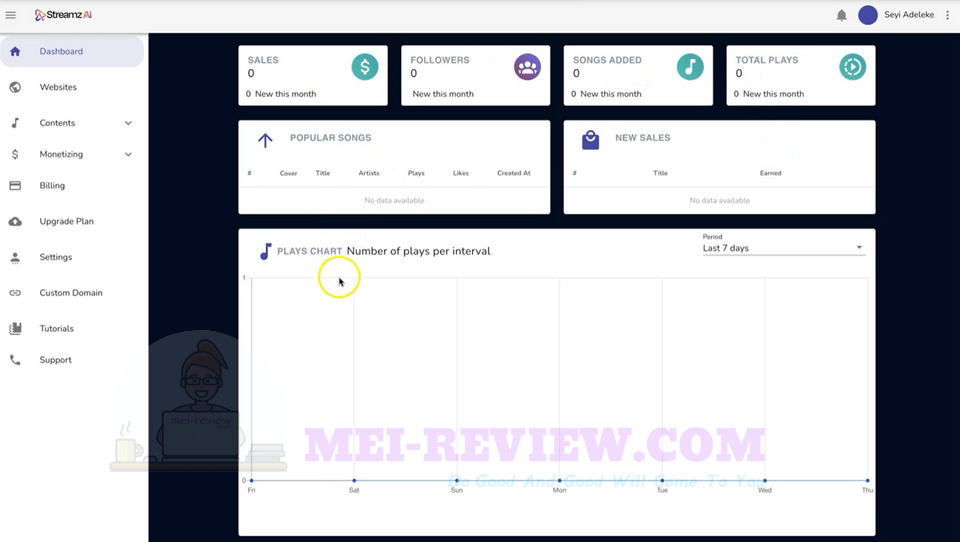 Streamz-AI-Demo-1-dashboard