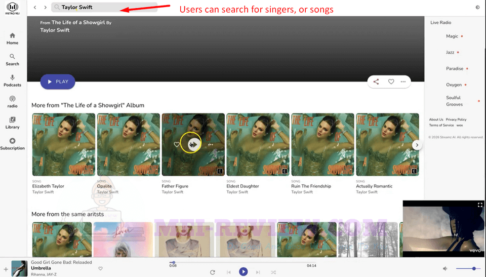 Streamz-AI-Demo-7-search-function