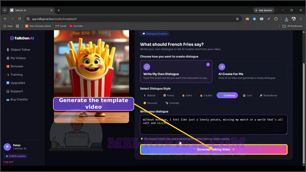 TalkGen-AI-demo-15-Publish