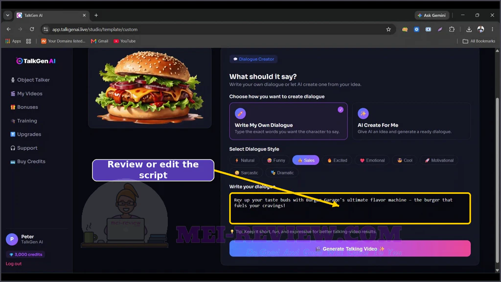 TalkGen-AI-demo-9-Review