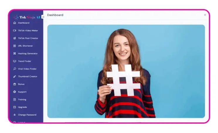 TokNinja-AI-Feature-5-Hashtag