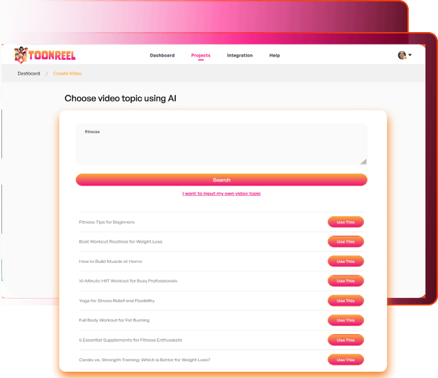 ToonReel-Step-1-add-keyword