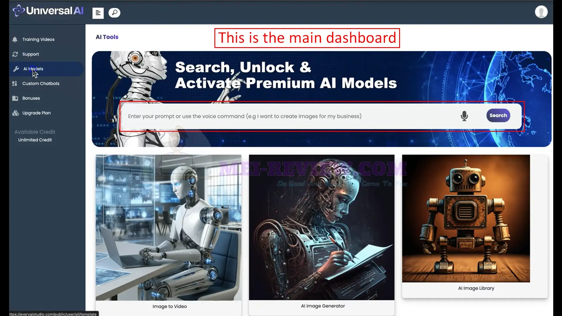 Universal-AI-Demo-1-dashboard