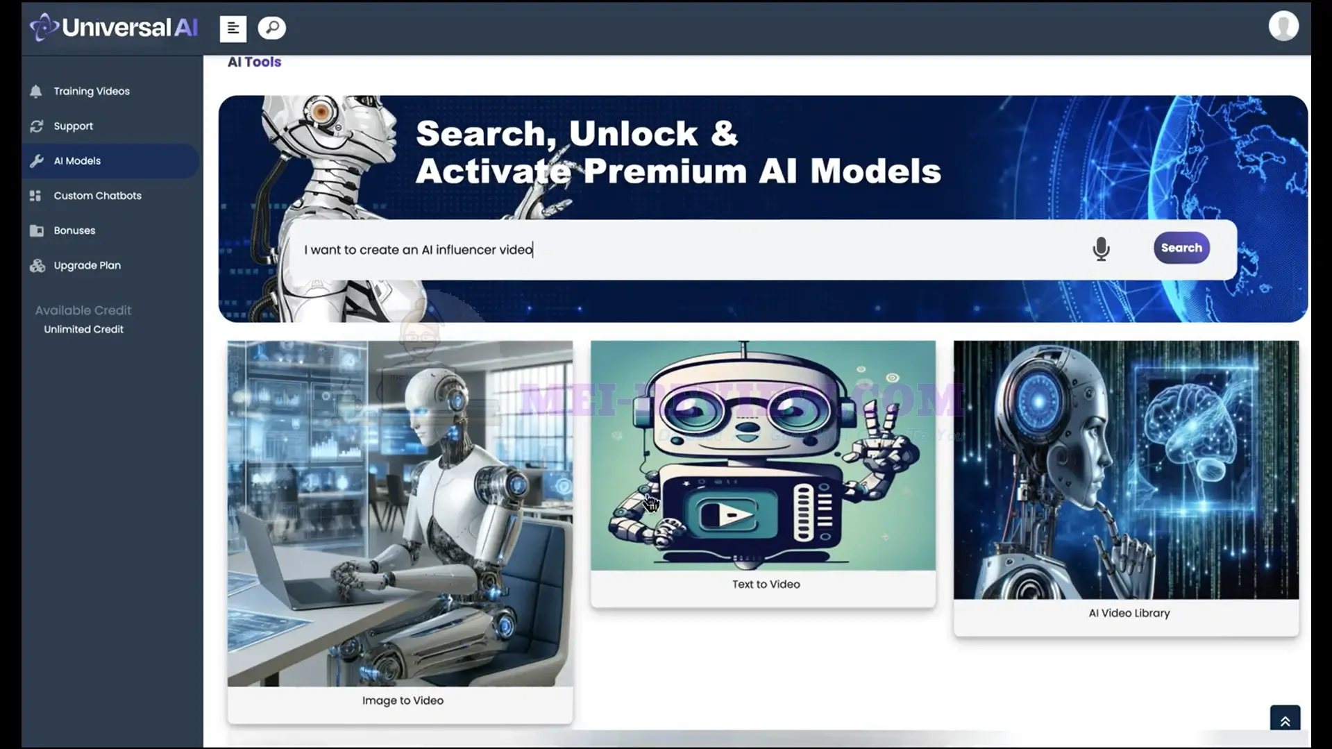 Universal-AI-Demo-4-search