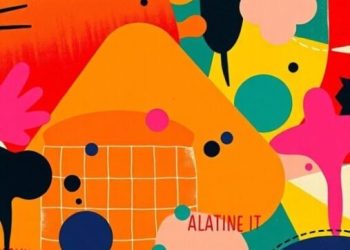 Colorful abstract art featuring bold shapes and vibrant colors.