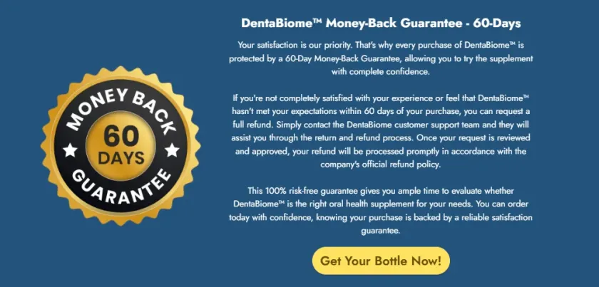 dentabiome guarranty