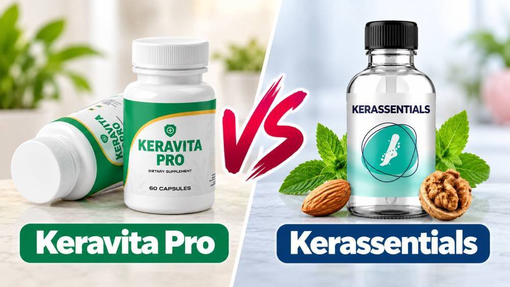 Keravita Pro vs Kerassentials: Honest Review, Ingredients, Complaints & Which Is Better? 1 keravita pro vs kerassentials