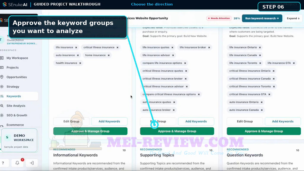 senuke-ai-demo-6-keyword