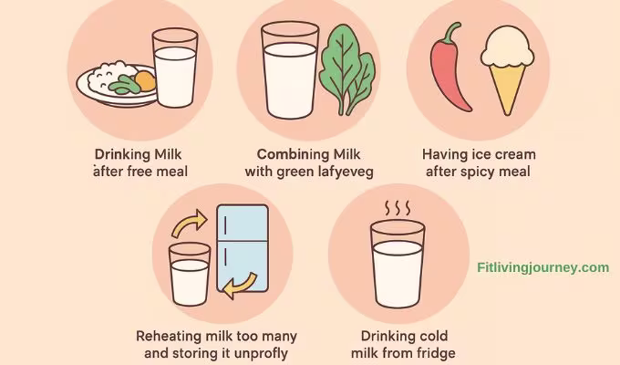 10 Common Mistakes While Drinking Milk