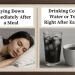 Post Meal Mistakes