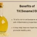 benefit of til sesame oil