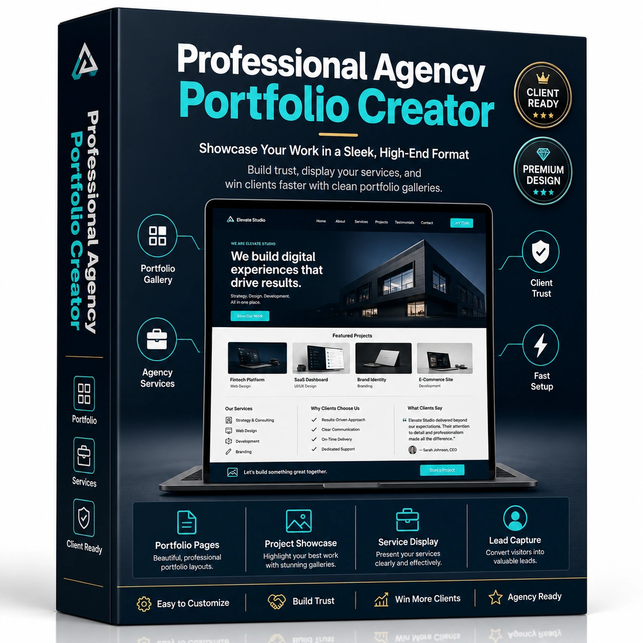 6-Professional Agency Portfolio Creator