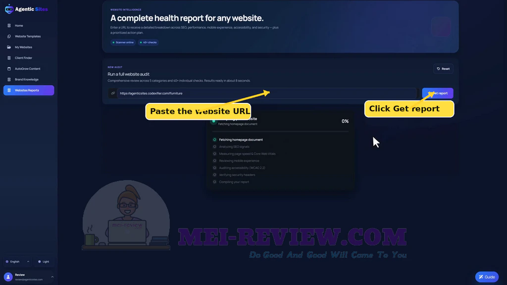 Agentic-Sites-demo-13-Audit