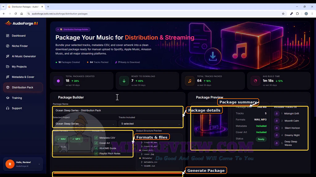 AudioForge-AI-demo-12-Distribution
