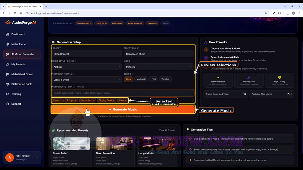 AudioForge-AI-demo-7-Generate