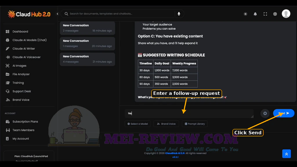 ClaudHub-AI-2-0-demo-7-Continue