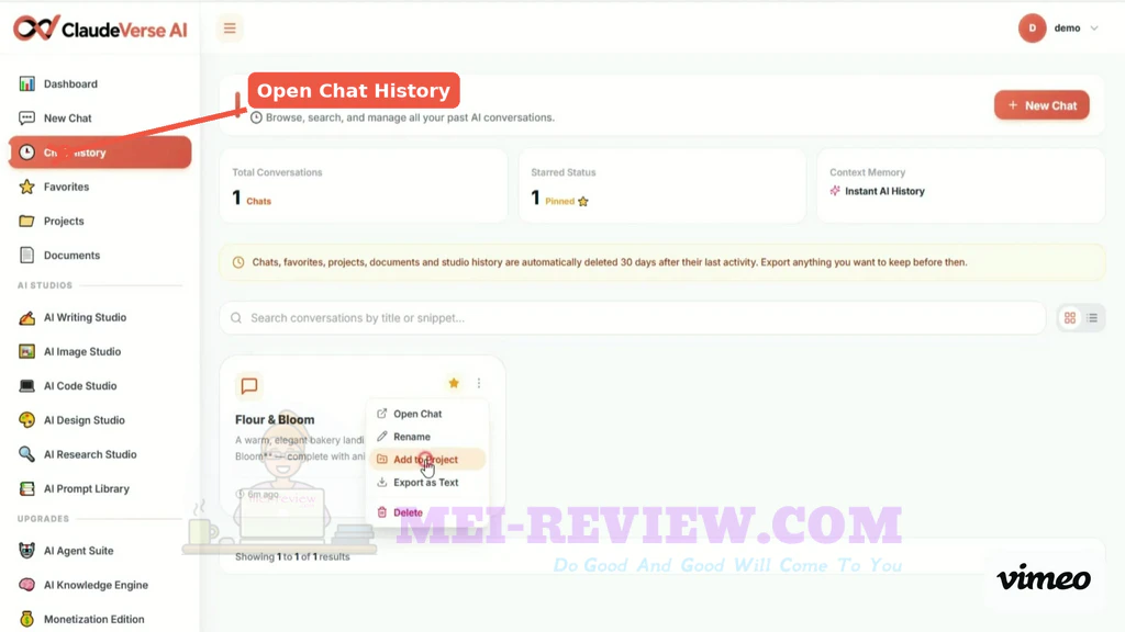 ClaudeVerse-AI-demo-6-Manage