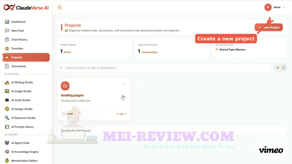 ClaudeVerse-AI-demo-7-create