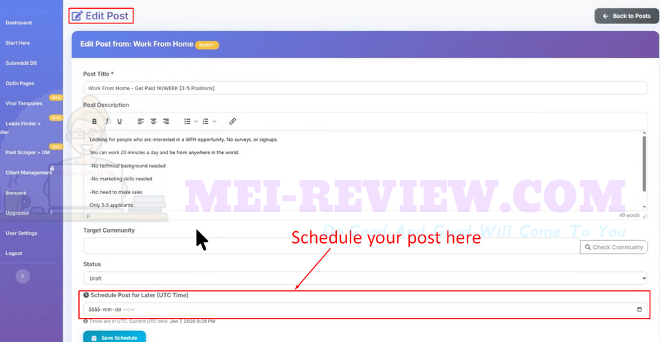 Reddify-AI-Demo-5-schedule