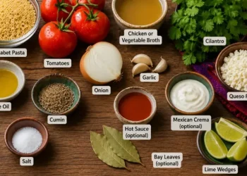 Mexican Alphabet Soup Recipe ingredients